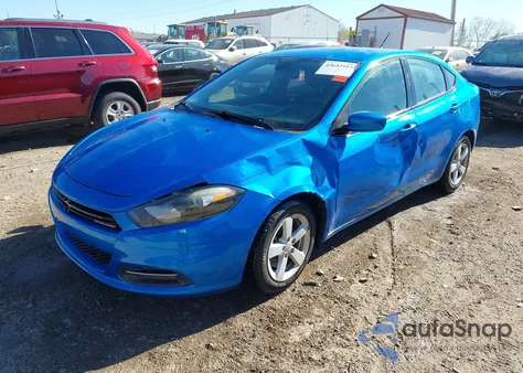 2015 Dodge Dart Sxt из США, поврежденный, VIN 1C3CDFBB0FD346039